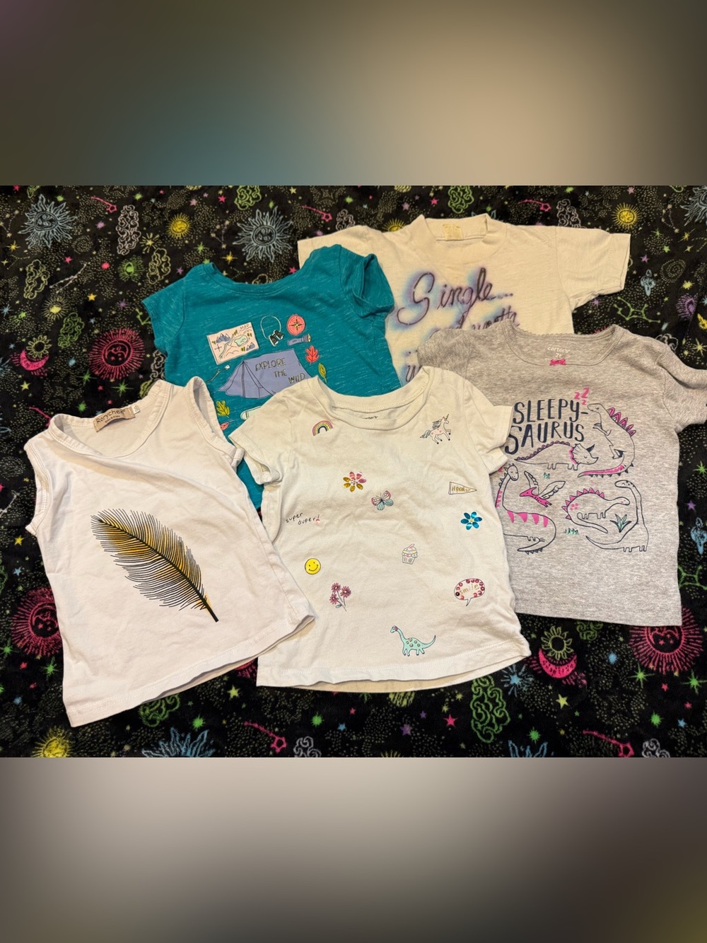 5 piece bundle lot set 18-24 months 1.5-2 years shirts clothes